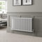DuraTherm® 600 x 1010mm White Traditional Horizontal Designer Radiator Double Column Colosseum Cast Iron Style Central Heating Panel Radiators Rad