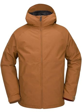 Volcom Insulated Jacket Chaqueta de Snowboard aislada 2836, Caramel S5, Small para Hombre