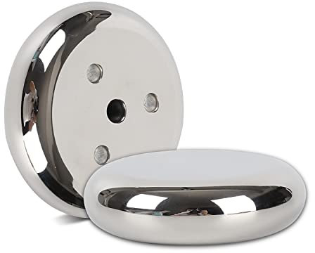 EAYOYAE Vinyl Record Weight Stabilizer,563g/19.86oz Stainless Steel Silver Turntable Weight for HiFi LP Record Player