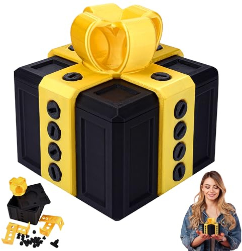 Annoying Gift Boxes for Presents, Valentines Gifts Prank Gift Box Funny The Annoying Present Novelty Puzzle Explosion Surprise Money Valentine's Day Birthday Present Box