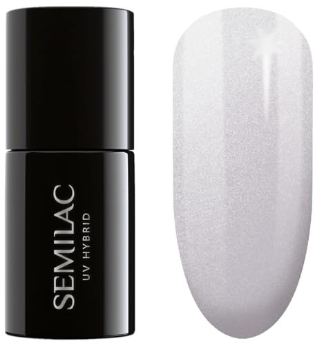 Semilac UV Nagellack Hybrid 237 White Pearl 7ml Kollektion Wedding Pearls