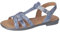 RICOSTA Mädchen Riemchensandalen BIRTE, Kinder Sandalen, Weite: Mittel, bequem, flach, Sommerschuhe, Freizeitschuhe, offene Schuhe, Nautic (180), 34 EU