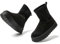 JOMIX Winter Stiefel Unisex Warme Winterstiefel Damen Plüsch Schneestiefel Plateau Winterschuhe Gefüttert Chukka Boots Plüsch (Schwarz 39 EU, MD9768)