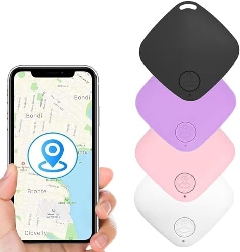 Key Finder, 4 Pack Bluetooth Item Finders, Wireless Key Finder Locator with Anti-Lost Alarm Reminder, Anti-lost GPS Tracker Smart Tag Suitable for Keys Pet Wallets or Backpacks and Child locators