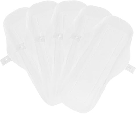 Healvian 5piezas Toallas Sanitarias de Reutilizables Compresas Menstruales de Algodón para Mujer Compresas Sanitarias Reutilizables Higiene Femenina Uso Diario