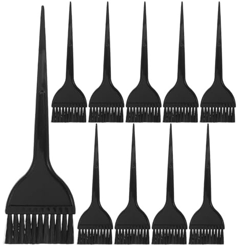 POPETPOP Set de Tinte Cabello 10 Piezas Pinceles Aplicadores de Plástico Peine para Teñir y Mezclar Kit Profesional para Salones y Uso Doméstico Herramientas Ligeras y Fáciles de