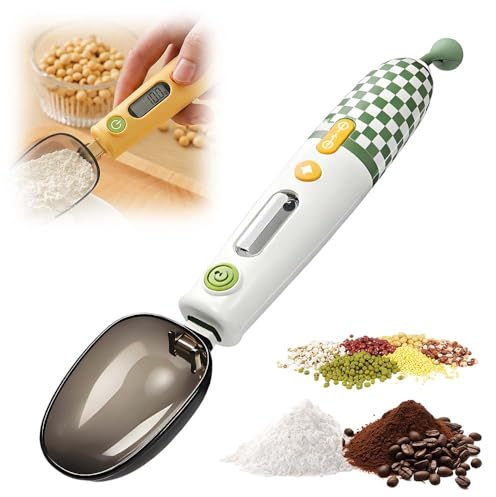 Electronic Measuring Spoon with Conversion, 0.5g/500g High Precision Digital Measuring Spoon With Lcd Screen, g/oz Dual units, 2026 New Kitchen Weight Scale for Food (green)