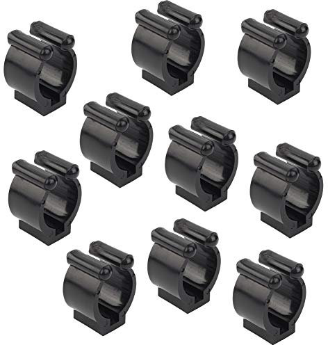 Alomejor 10er Pool Sticks Halter Mini Billard Pool Einzelhalter Kunststoff Billard Snooker Queue Ortungsclip Halter für Pool Queue Racks Set(Mitte)