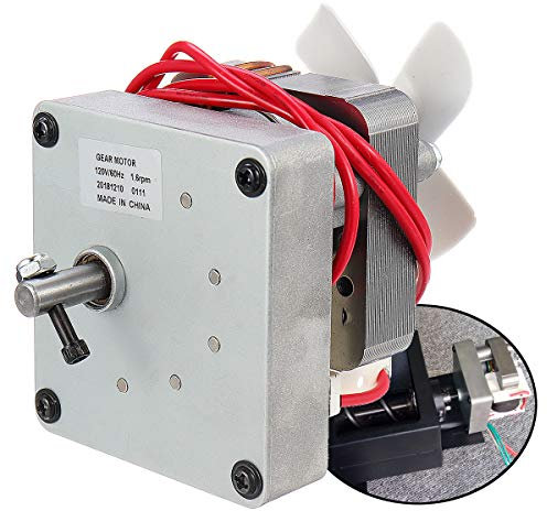 RanDal 120V 60Hz Reemplazo Motor Del Sinfín Para Pit Boss Eléctrica Madera Pellet Fumador Parrilla - 2,0 Rpm