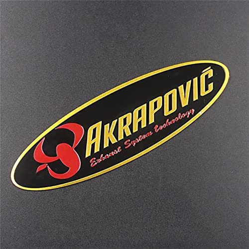 Motorradableitungen Aufkleber Aufkleber Aluminium 3D Wärmeresistente Abziehbilder Aufkleber Universal for Scorpio Zwei Bruder Pfeil MIVV (Color : PQT103)