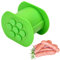 Laughhe Cevapcici Press Maker Hot Dog Maker Manuale Macchina per Salsicce con 7 Fori Comodo Insaccatrice Salsiccia Manuale Salsiccia Maker Accessori per Grigliate da Cucina(Verde)