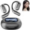 Erazer Xp2 Earbuds, Intelligent Touch Screen Open Bluetooth Earphones, Wireless Open Ear Bluetooth Earbuds, Double Noise Reduction, IPX7 Waterproof Sport Wireless Bluetooth 5.4 Headset(Black1pcs)