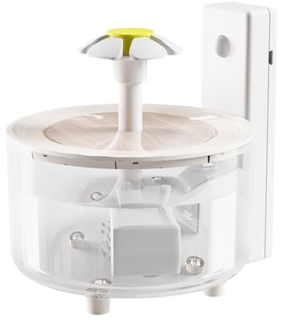 per gatti - senza fili per gatti, per da 53 oz/1,5 l | Distributore d'acqua silenzioso con grande capacità e sensore di movimento per, cani, cuccioli e ani
