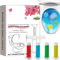 4-Pack Toilet Gel Stamps & Cleaning Gels, Floral-Scented Bathroom Air Freshener, Toilets Bowl Freshener, Toilets Stick on Gel Discs, Long-Lasting Fragrance-Gels for Toilet-Bowls, Easy Apply
