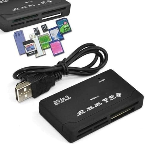 1 pz All In 1 USB Multi Card Reader Con Cavo USB 2.0 Supporto Swappable 4.3Mbps Lettura Alta & Ov Per Giochi Hot