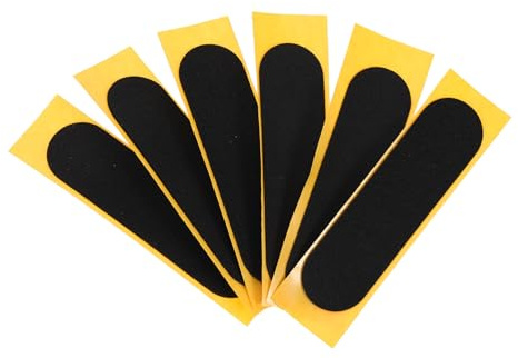 JOINPAYA 6pcs Non-slip Mat Foam Finger Tape Skateboard Tape Transparent Stickers Clear Foam Grip Precut Grip s s Black