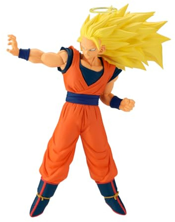 Banpresto Goku Super Saiyan 3 (Vs Majin Buu) Dragon Ball Z - Match Makers, 17 cm, Mehrfarbig, BP29078P, optimal für Anime-Fans