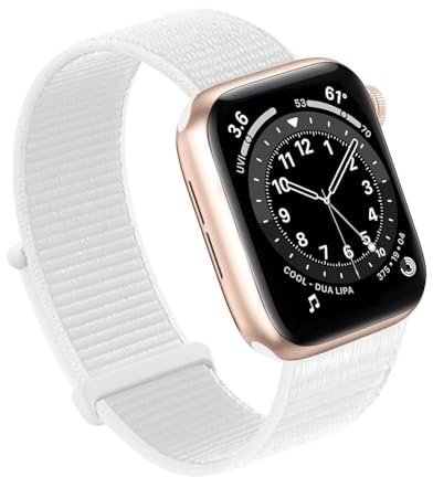 EKSIL För Apple Watch Band 49MM 45MM 44MM 42MM 41MM 40MM 38MM, Dam Herr Sport Nylon Loop Band För IWatch Series Ultra 8 7 6 5 4 3 2 1 SE