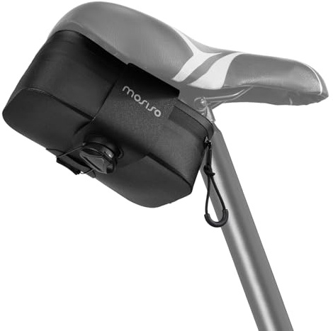 MOSISO Bike Seat Bag, Waterproof Small Bike Tail Bag Bicycle Under Seat Bag