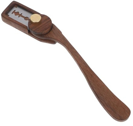 VALICLUD Cuchillo para Cortar Pan y Mango de Madera con Hoja de Acero Inoxidable Afilado para Scoring Bread Adecuado para Repostería en Hogar y Reuniones Familiares