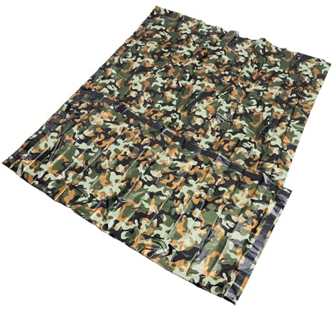 Luxshiny Paquet de Couchage Ultra Léger et Chaud en PE Revêtement Aluminium pour Camping et Trekking, pour Amateurs D'activités de Plein Air et Survie