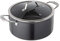 KUHN RIKON Easy Pro Aluminium Non-Stick Casserole Pot with Glass Lid, 5 Litre/24 cm, Black