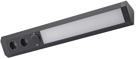 LED Lámparas bajo armario 'Ovano' (Moderno) en Negro hecho de Aluminio e.o. para Salón & Comedor (1 llama,) de Arcchio | lámparas bajo mueble