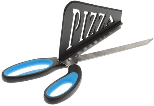 Pizza Scissors Pizza Cutter With Detachable Stainless Steel Blade Shovel and Handle Pizza Slicer Server With Spatula Multifunctional Kitchen Scissors Tool For Food Home Restaurant, Blue