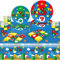 Forfamy Stoviglie Compleanno Bambina, Set Compleanno Bambino con Piatti Compleanno Bicchieri Carta Tovaglioli Tovaglie Stoviglie Feste per Decorazioni Compleanno Bambini (Stile 1)