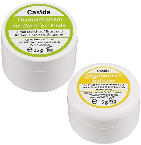 ENGELWURZBALSAM & Thymianbalsam m.Myrte Kinder Set 40 Gramm