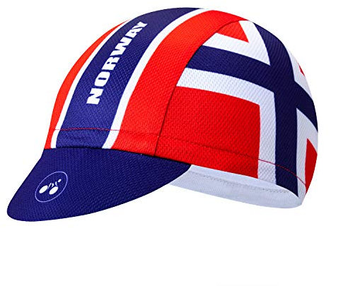 Radmütze Herren Fahrradmütze MTB Bike Innenhelm National, Norwegen, Einheitsgröße