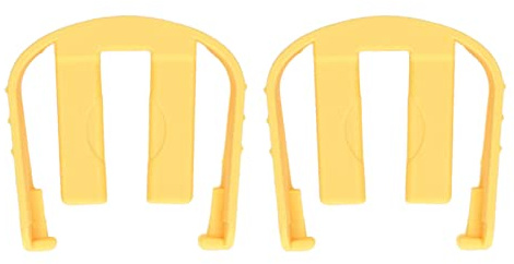 TOPINCN 2 Stück Autowaschmaschine Schnellkupplungsschnalle, Autowaschanlage C-Clip Hochdruckreiniger Ersatzteil für Karcher K2 K3 K7 Hochdruckreiniger(Gelb)