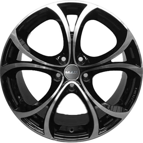 CERCHIO IN LEGA MAK LARIO 8x18 5x110 ET 34 BLACK MIRROR