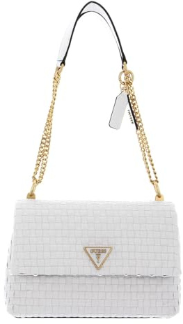 GUESS Lisbet Woven Convertible Crossbody, Stein, Einheitsgröße