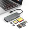 Lecteur de Carte SD USB C, 7 en 1 en Aluminium Lecteur de Carte mémoire,USB-C 3.1 (5Gbps) Haute Vitesse CF/SD/TF/XD/MS/Micro SD Card Solt All in One Card Reader pour Windows/Vista/iOS/Linux,iPhone 15