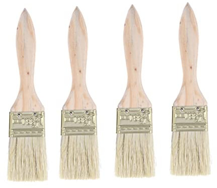 jojofuny Pittura Pz setola murale pennello da pittore dipinti per decorazioni murali vernice di legno pennello in legno per artista addensare spazzola patata fritta Bambù