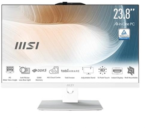 All in One MSI AM242P-1287ES 23,8 Intel Core i7-150U 16 GB RAM 512 GB SSD - Marca: MSI - EAN: 4711377246392