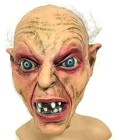 Generisch Cosplay Costume Mask Halloween Lords Of Rings Gollum Horror Mask Zombie Headwear Latex Devil Props Party