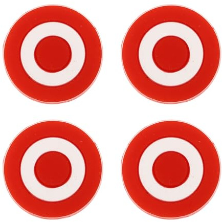 Gogogmee Ammortizzatore in Silicone Rosso per Racchette da Tennis 4 Pezzi Smorzatore di Vibrazioni per Accessori Racchette Tennis per Giocatori Professionisti