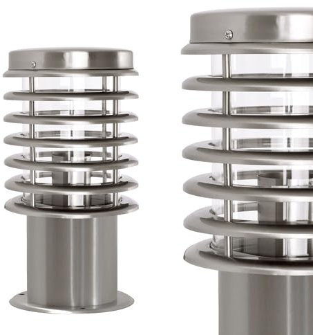 max K O M F O R T Aussenleuchte Sockelleuchte Pfostenleuchte Pfeilerleuchte Aussenlampe Standleuchte Edelstahl 252-300 Wegeleuchte Gartenlampe