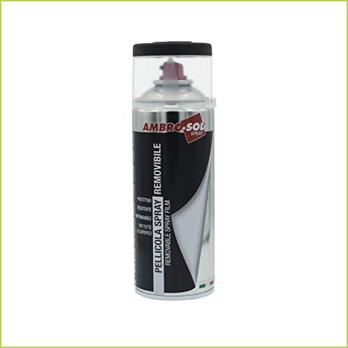 Palucart Pellicola spray removibile Nero opaco 1 Bomboletta spray da 400 ml black matt pellicola