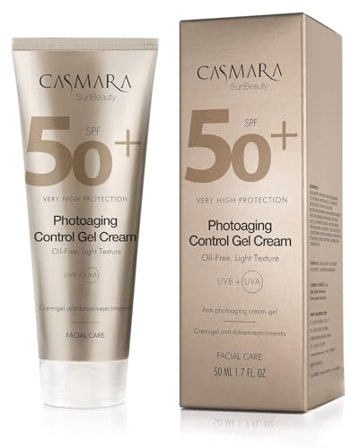 Casmara I Photo-Aging Control Gel Cream | SPF 50 | Protección UVA/UVB antiedad y reafirmante | 50 ml