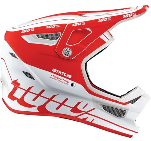 100% Downhill MTB-Helm Status Rot Gr. XL