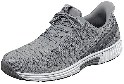Orthofeet Hands-Free Orthopädischer Herren Slip-in Sneaker Grau Yari, Größe 44 Weit