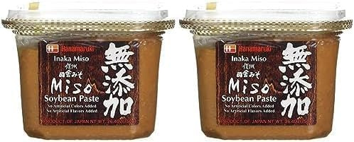 Hanamaruki Cup Mutenka Inaka Miso Paste 750 g (Pack of 2)