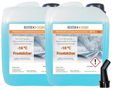 Richter Chemie Premium Scheibenfrostschutz -18°C, 10 Liter, gebrauchsfertig