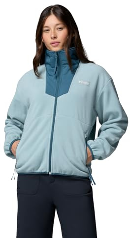 Columbia Sequoia Grove Fleecejacka med Hellång Dragkedja, Ytterplagg Polyfleece, Miljövänligt Tyg, Säkra Fickor, Snabb Åtkomst, Flexibel Kant - Dam