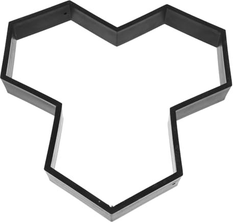 CIMAXIC Gartenweg Kunststoff Gehwegform Für Rasenpflaster DIY Pflasterform Für Betonsteine Herauslösen Für Gartenwege Und Trittplatten
