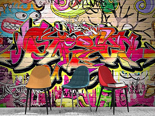 Oedim Fotomural Vinilo Para Pared Graffiti | Mural | Fotomural Vinilo Decorativo |150 x 100 cm | Decoración comedores, salones, habitaciones