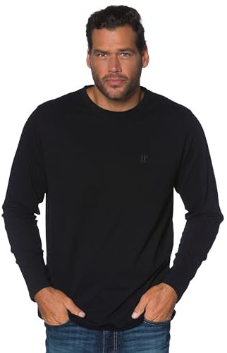 JP 1880 Herren große Größen Übergrößen Menswear L-8XL JP1880 Langarmshirt, Basic, Oeko-TEX, bis 8 XL schwarz 8XL 702559130-8XL